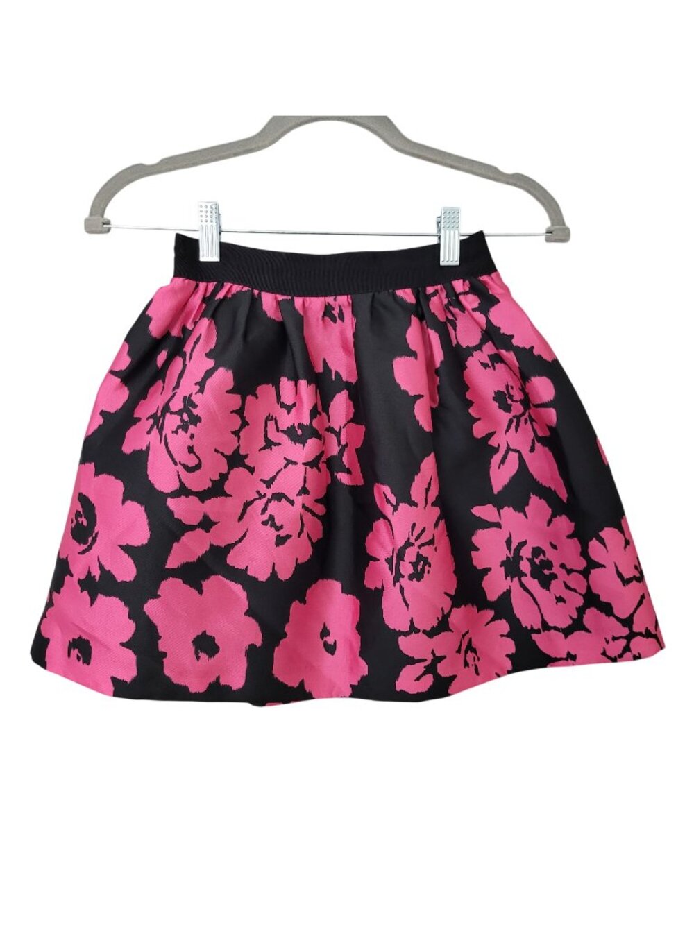 Milly Minis Floral Skirt Girls Size 10 Black & Pink NWOT